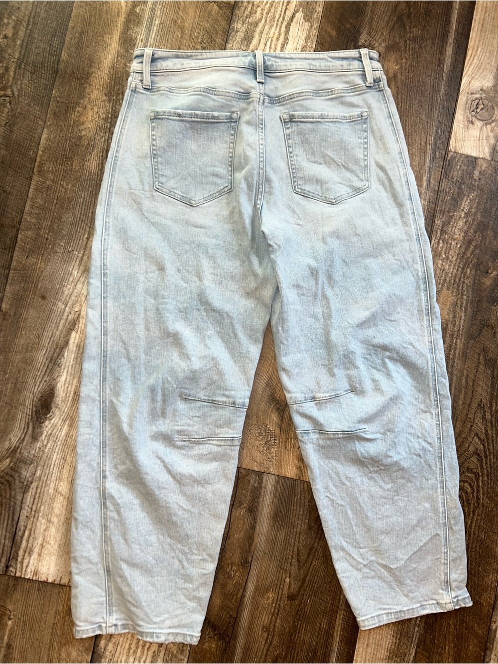 NWOT Flying Monkey Beck High - Barrel - Wide Leg Light Wash Jeans - Picture 7 of 9